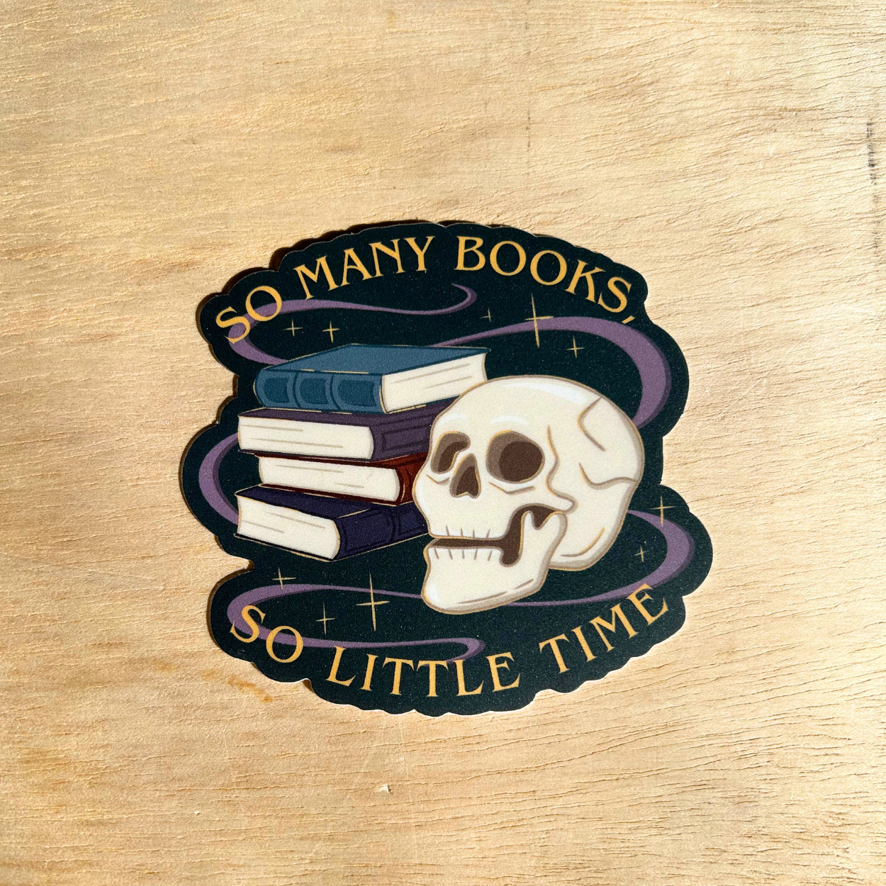 So Many Books Sticker