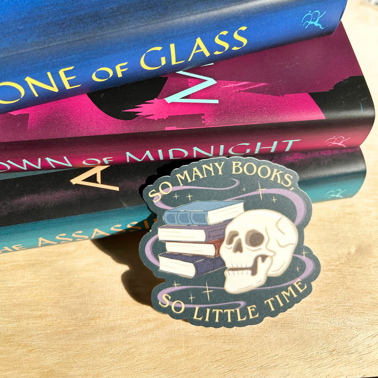 So Many Books Sticker