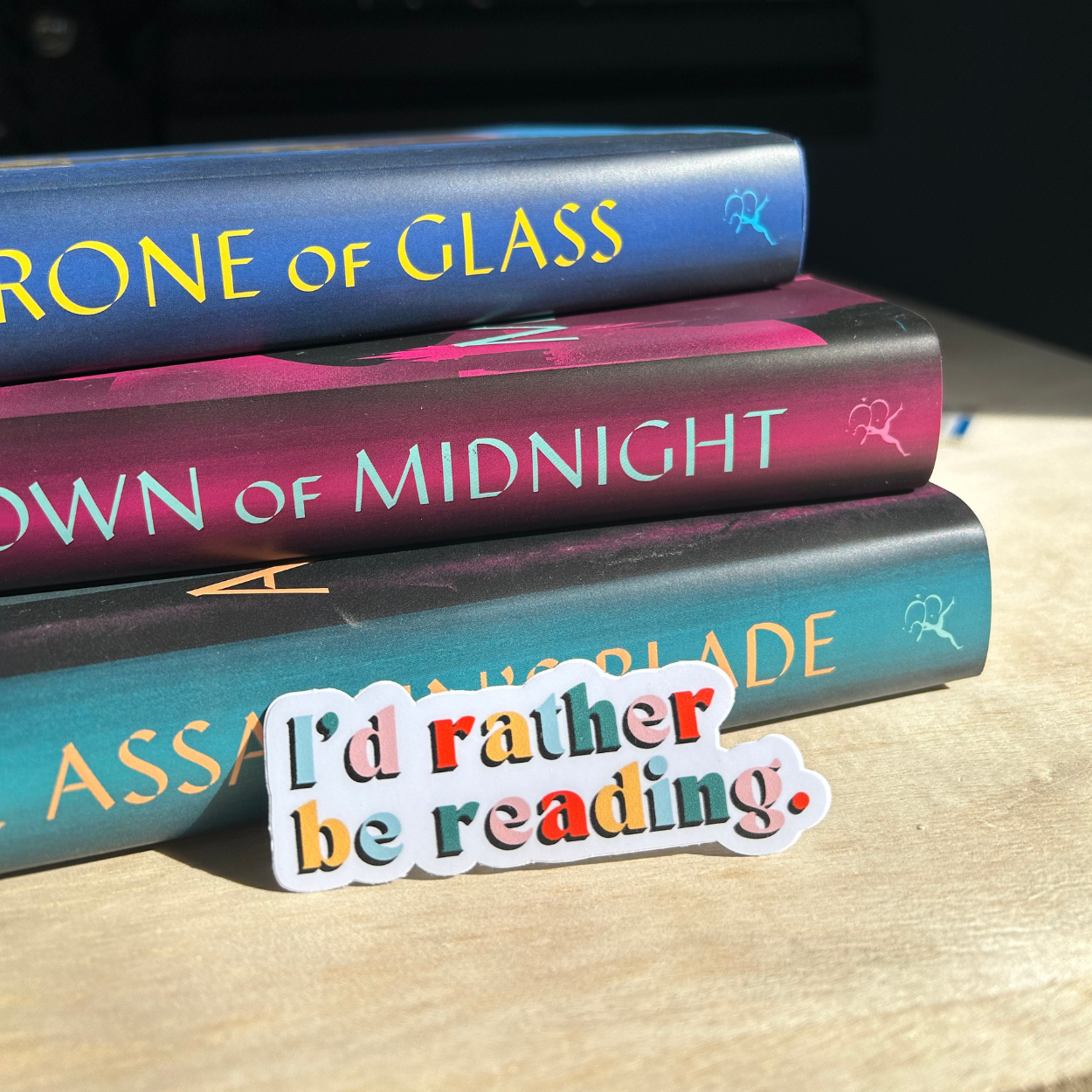 I'd Rather Be Reading Sticker